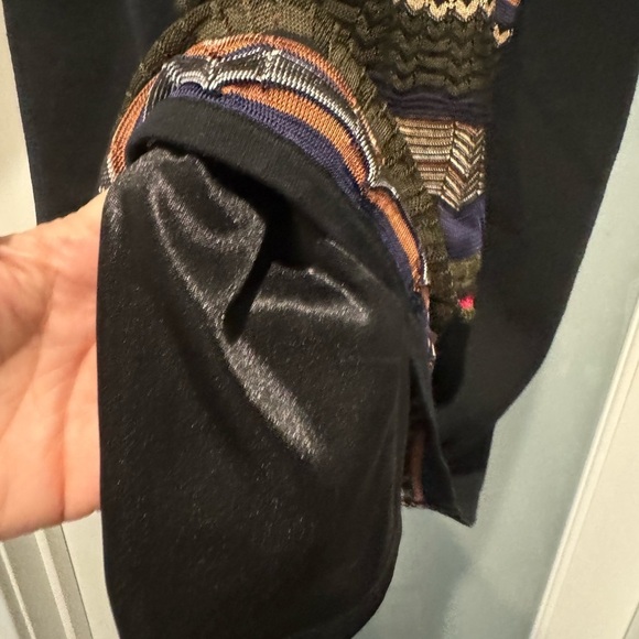 LAUNDRY by SHELLI SEGAL MIDI Dress Size M Rich Multicolored Western Fall Unique - Picture 14 of 14